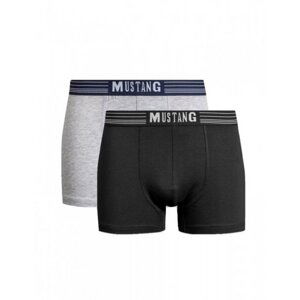 Mustang 4046-1051 Retro A'2 Pánské boxerky XXL grey melange-black