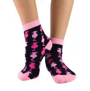 Noviti SF006 Girl Frotte ABS 23-34 Dívčí ponožky 31-34 mix barva-mix vzor