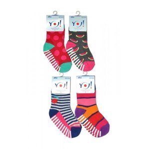 YO! Girls ABS SK 20 A'6 27-30 Dětské ponožky 27-30 mix barva-mix vzor