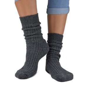 Noviti vlněné SW 001 W 09 šedý melanž Dámské ponožky 39/42 šedá