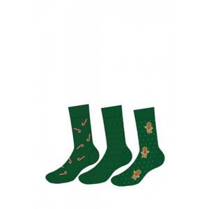 Cornette Premium A57 A'3 Dámské ponožky 42-44 zelená
