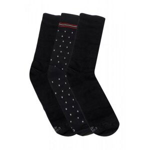 Cornette Premium 3-pak černé Oblekové ponožky 39/41 černá