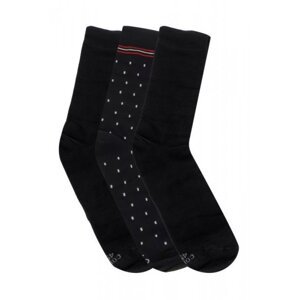 Cornette Premium 3-pak černé Oblekové ponožky 45/47 černá