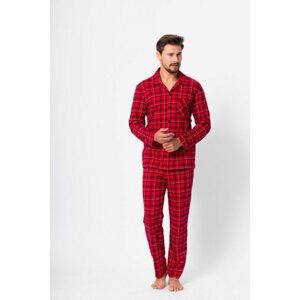 M-Max Alan 1391 Pánské pyžamo M červená