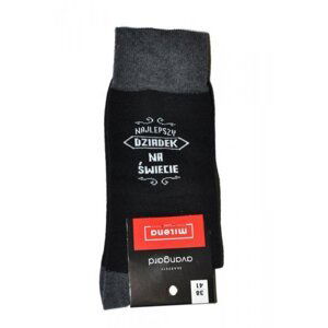 Milena Avangard pro děda 0125 Pánské ponožky 42-46 grafitová (tmavě šedá)