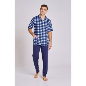 Taro Sammuel 3184 3XL-4XL L24 Pánské pyžamo 3XL modrá