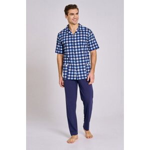 Taro Sammuel 3183 L24 Pánské pyžamo M modrá