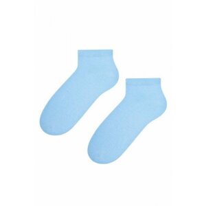 Steven 052 světle modré Dámské kotníkové ponožky 38/40 modrá