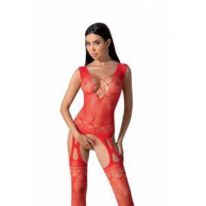 Passion BS099 červený Bodystocking One size červená