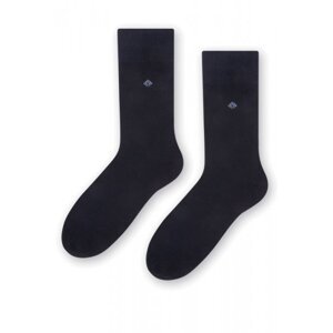 Steven 056 098 tmavě modré Pánské oblékové ponožky 39/41 tmavě modrá