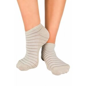 Noviti ST045 modal Dámské kotníkové ponožky 39-42 bílá