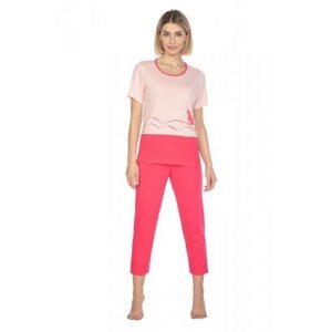 Regina 663 růžové Dámské pyžamo XL růžová