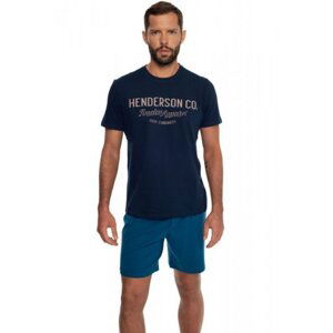 Henderson Creed 41286 tmavě modré Pánské pyžamo M tmavě modrá