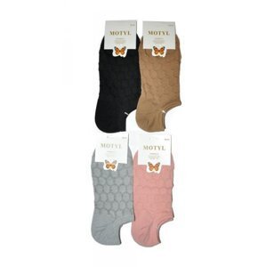WiK Motýl 4806 ažurové Dámské kotníkové ponožky 35-38 mix barva