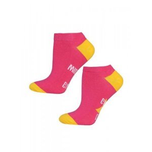 Moraj CSD 170-546 s Nápisem Dámské kotníkové ponožky 38-41 růžová