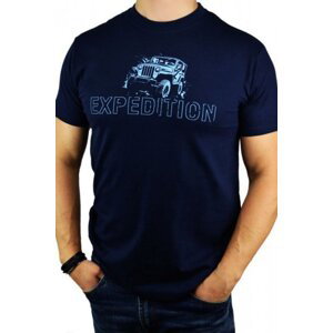 Noviti t-shirt TT 004 M 01 tmavě modré Pánské tričko L tmavě modrá