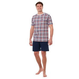 Calvi Pánské krátké pyžamo 24-285 - CAL24-285 BASS XL