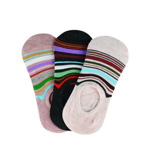3 PACK nízkých ponožek BOTOŽKY PRUH - BOTOZKY 3 PRUH 43-46