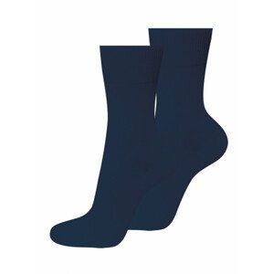 Ponožky BIO STŘÍBRO bez gumy modré - PON BIO S. BEZ G 014 31-32
