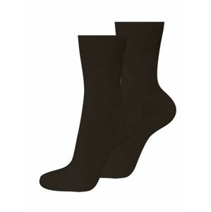 Ponožky BIO STŘÍBRO bez gumy černé - PON BIO S. BEZ G 999 27-28
