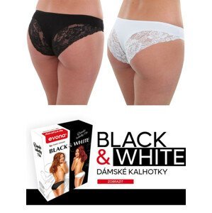 Dámské kalhotky K 5780 BLACK & WHITE - K BW 5780 BASS L