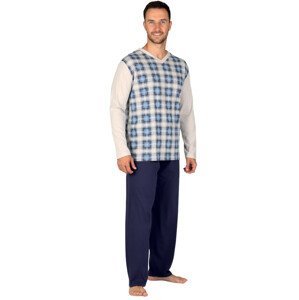 Pánské dlouhé pyžamo P  BEST 130 - P BEST 130 XL