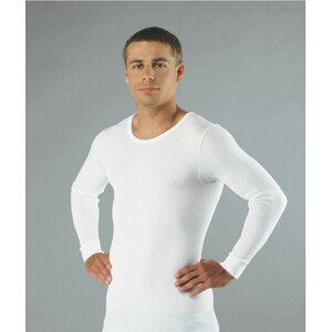 Pánské triko s dlouhým rukávem JAN bílé - Pánské triko s dlouhým rukávem JAN bílé 002 54