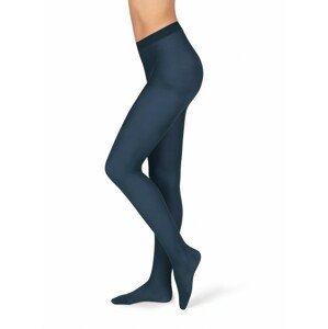 Neprůhledné punčochové kalhoty MAGDA 5 tmavě modré - MAGDA 5 158-100