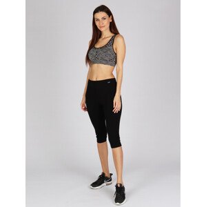 Dámské sportovní capri LEANA černé - Dámské sportovní capri LEANA černé 023 4XL