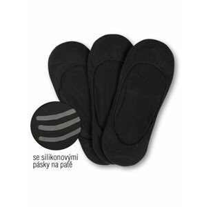 3 PACK ponožek do balerín BALERÍNKY černé - BALERINKY BA 3 999 39-42