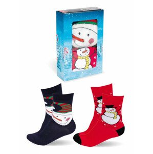 Dárkové balení ponožek SANTA - SET SANTA BASS 36-40