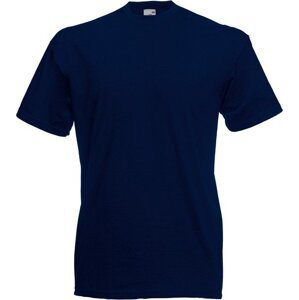 Fruit of the Loom Základní pánské bavlněné tričko Valueweight T střední gramáž, 165 g/m Barva: Modrá námořní tmavá, Velikost: M F140