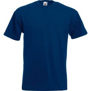 Fruit of the Loom Pánské tričko Super Premium vysoké kvality, 205 g/m Barva: modrá námořní, Velikost: 3XL F181