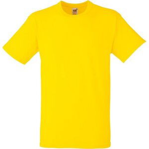Fruit of the Loom Pracovní tričko Heavy T z hrubší tkaniny, 195 g/m Barva: Žlutá, Velikost: S F182