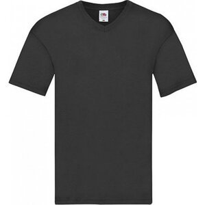 Lehké pánské spodní tričko Fruit of the Loom do véčka Barva: Černá, Velikost: L F272