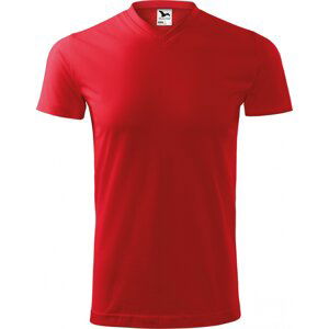 MALFINI® Pánské teplé bavlněné tričko do véčka Malfini 200 g/m Barva: Červená, Velikost: XL