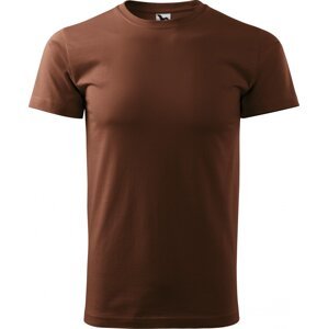 MALFINI® Základní pánské bezešvé bavlněné triko Malfini Barva: Čokoládová, Velikost: 3XL