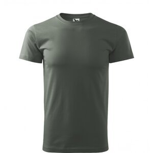 MALFINI® Základní pánské bezešvé bavlněné triko Malfini Barva: tmavá břidlice, Velikost: XS