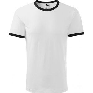 MALFINI® Unisex bavlněné tričko Infinity Malfini s kontratstními lemy Barva: Bílá, Velikost: 3XL