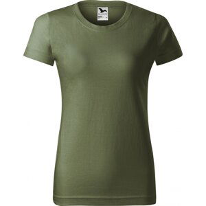 MALFINI® Základní bavlněné dámské tričko Malfini Barva: zelená khaki, Velikost: M