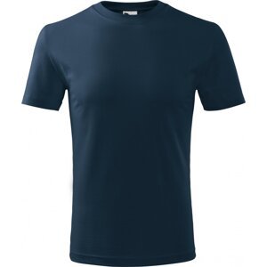 MALFINI® Základní bavlněné dětské tričko Malfini s bočními švy Barva: modrá námořní, Velikost: 122 cm/6 let
