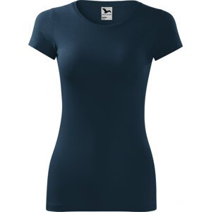 MALFINI® Dámské tričko Glance Malfini s elastanem a 95% bavlny Barva: modrá námořní, Velikost: XXL