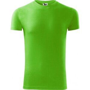 MALFINI® Přiléhavé pánské bavlněné tričko Viper se silikonovou úpravou 180 g/m Barva: Zelená jablková, Velikost: XXL