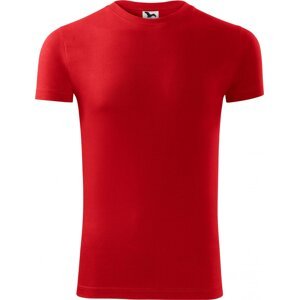 MALFINI® Přiléhavé pánské bavlněné tričko Viper se silikonovou úpravou 180 g/m Barva: Červená, Velikost: XXL