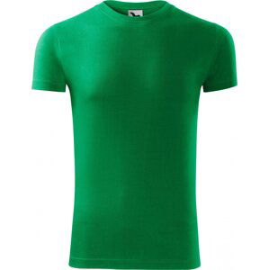 MALFINI® Přiléhavé pánské bavlněné tričko Viper se silikonovou úpravou 180 g/m Barva: zelená střední, Velikost: M