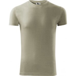MALFINI® Přiléhavé pánské bavlněné tričko Viper se silikonovou úpravou 180 g/m Barva: zelená khaki světlá, Velikost: M