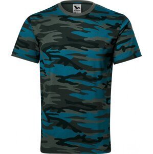 MALFINI® Kamuflážové tričko Malfini ve třech variantách Barva: modrá kamufláž, Velikost: XXL
