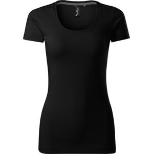 MALFINI Premium® Dámské vypasované tričko Action s elastanem Barva: Černá, Velikost: XXL