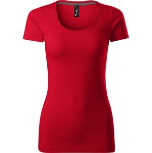 MALFINI Premium® Dámské vypasované tričko Action s elastanem Barva: červená výrazná, Velikost: M