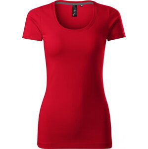 MALFINI Premium® Dámské vypasované tričko Action s elastanem Barva: červená výrazná, Velikost: XL